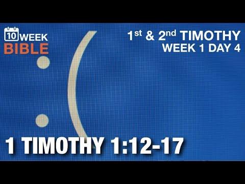 I Was a Blasphemer | 1 Timothy 1:12-17 | Week 1 Day 4 Study of 1 Timothy