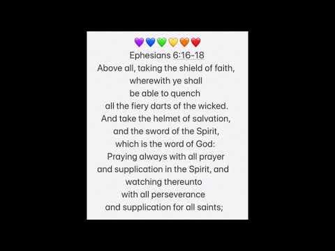 EPHESIANS 6:16-18 MEMORIZE - SING A PRAYER SONG - WORD FOR WORD -