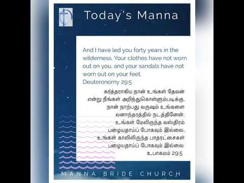 Today’s Manna | 10th June 2021 | Deuteronomy 29:5