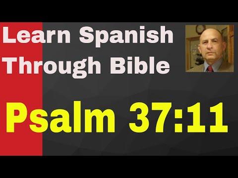 Psalm 37:11  http://learnspanishthroughbible.blogspot.com