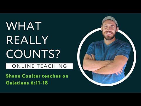 Galatians 6:11-18 - What Really Counts?