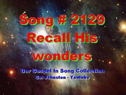#2129- Recall His Wonders - (Psalm 105:28-38)