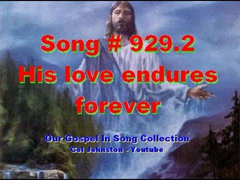 #929.2- His Love Endures Forever - (Psalm 136:1-17)