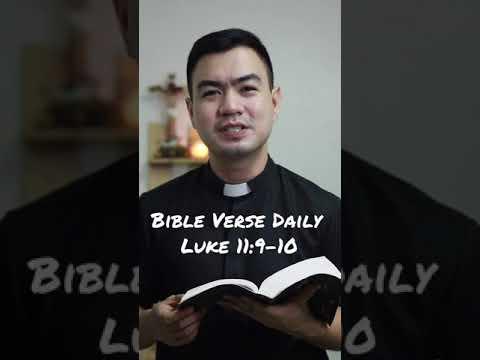 BIBLE VERSE DAILY | LUKE 11:9-10 #bible #devotion #bibleversedaily #catholic