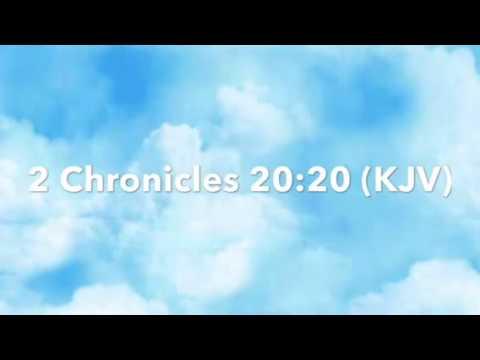 God&#39;s Tine:  2 Chronicles 20:20 ( KJV)