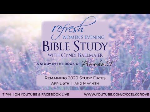 4-The Virtuous Woman-Proverbs 31:21-26 with Cyndi Ballmaier-LIVE