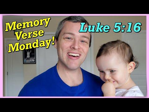 Luke 5:16 | Memory Verse Monday with Gloria!
