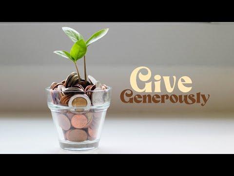 GIVE GENEROUSLY (2 Corinthians 8:1-4)| Ptr. MARVIN GIBSON, Jr.
