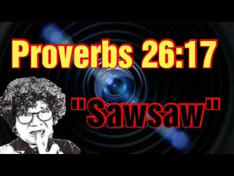 Sawsaw Isyu | Proverbs 26:17