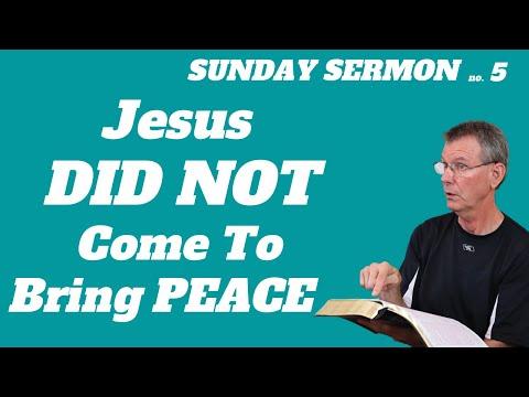 Jesus Didn't Come to Bring Peace Jesus Came to Bring a Sword and Division | Matthew 10: 39 Explained