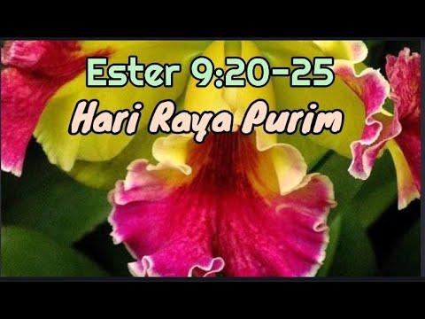 Ester 9:20-25 - Hari Raya Purim