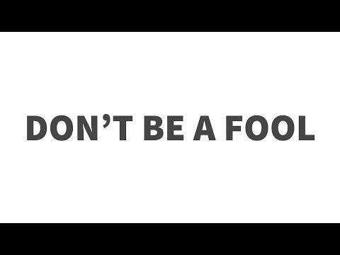 Proverbs 26:3 | Don't Be A Fool