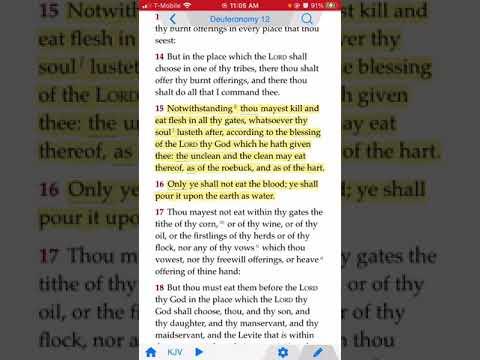 Deuteronomy 12:15 says you can eat unclean foods???