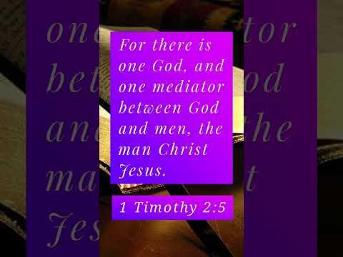Bible Verse of The Day - 1 Timothy 2:5 #bibleverse #bibleshorts #short