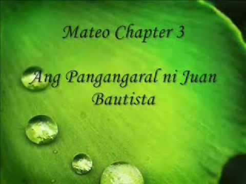 Patnubay Bible Study Matthew 3:1-12 Part One