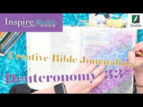 A Creative Bible Journaling Study of DEUT. 33:26-29 with Amber Bolton of the Inspire Bible TOUR