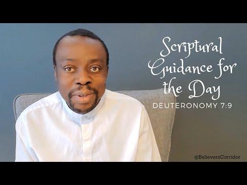 Scriptural Guidance for the Day: Abraham & Sarah (Deuteronomy 7:9)