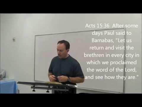 Paul's Second Missionary Journey (Acts 16:1-40) - by Steven R. Cook, M. Div.