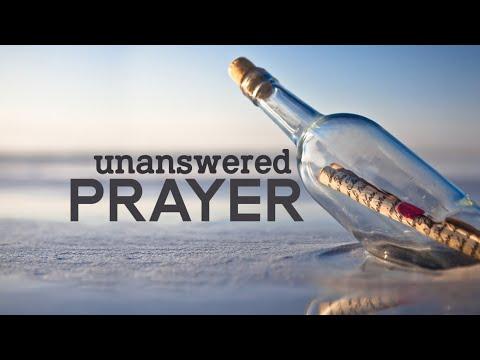 Unanswered prayer (James 4:2,3)