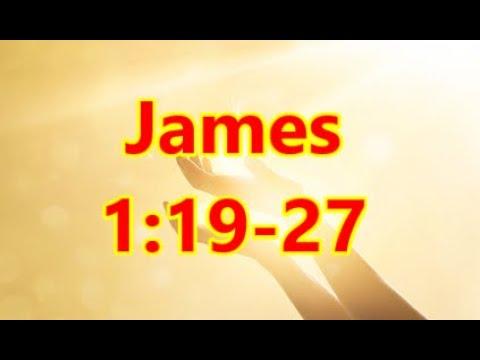 Sunday School Lesson August 9 2020 James 1:19-27