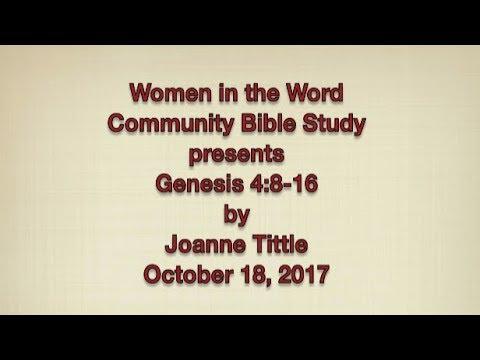 Genesis 4:8-16 Bible Study