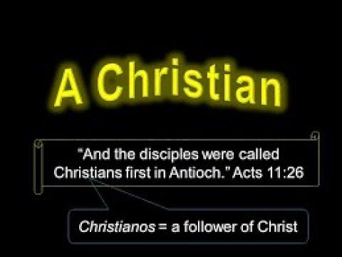 Acts 11:26 "Followers of Jesus called christian first "