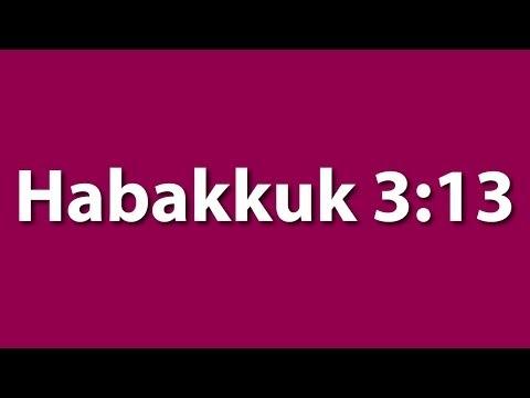 ADversion: Habakkuk 3:13