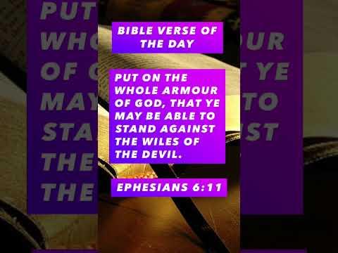 Bible Verse of The Day - Ephesians 6:11 #bibleverse #short #mattredman