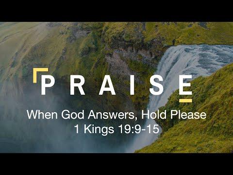 SRMI Sunday Worship "When God Answers, Hold Please" 1 Kings 19:9-15 - July 31, 2022