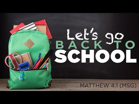 Let's Go Back To School | Dr. E. Dewey Smith | Matthew 4:1 (MSG)