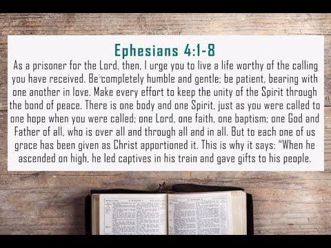 Ephesians 4:1-8 PHS Biblical Framework
