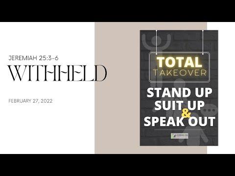 Jeremiah 25:3-6 | Withheld | Daniel Noh | February 27, 2022