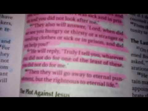 Bible verse on hell Matthew 25:44