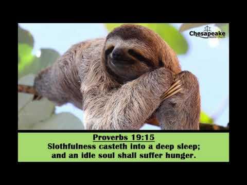 Slothfulness • Proverbs 19:15 Scripture Song