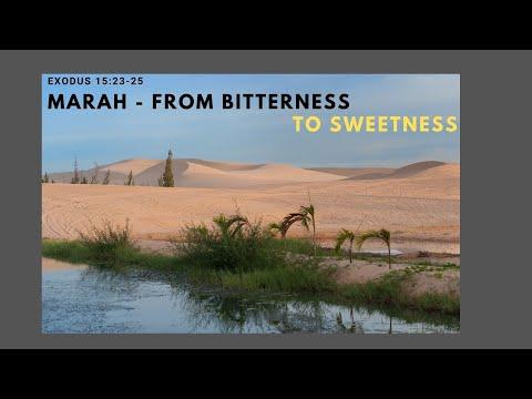 Marah - from bitterness to sweetness / Exodus 15:23-25