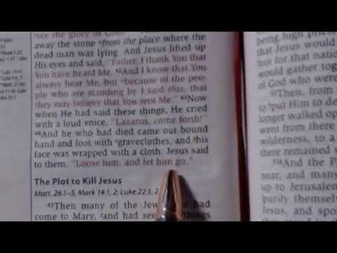 Lazarus Raised from the dead - John 11:38-44 NKJV - 7-26-2021