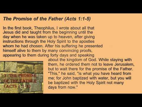 1. The Promise of the Father (Acts 1:1-5)