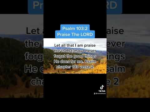 Prayers | Praying God’s Word | Prayer To Praise The LORD Psalm 103:2