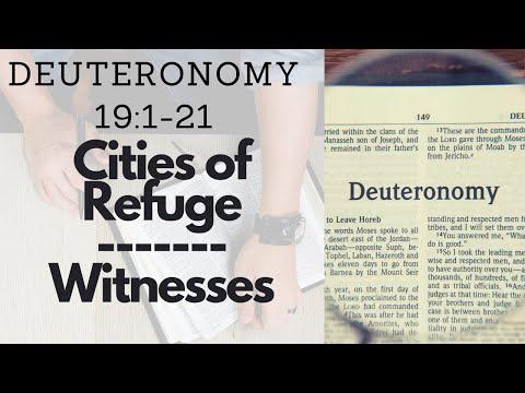 DEUTERONOMY 19:1-21 CITIES OF REFUGE | WITNESSES (S16 E19)