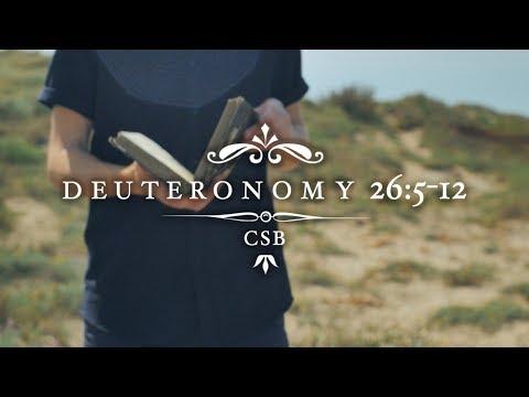 Deuteronomy 26:5-12 CSB [English]