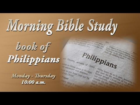 Bible Study, Monday, September 12, 10:00 am, Philippians 2:24-30