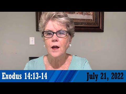Daily Devotionals for July 21, 2022 - Exodus 14:13-14 by Bonnie Jones