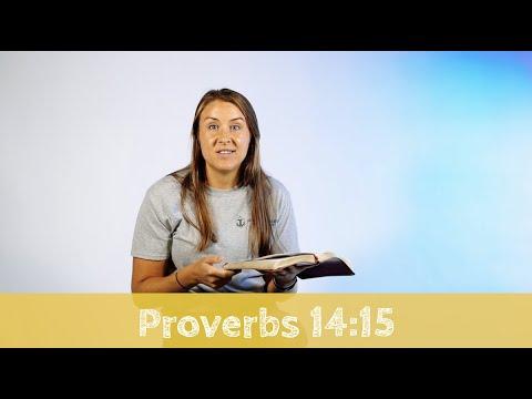 Proverbs 14:15 | Bible Reading Week 1 | Prudent Spiritually