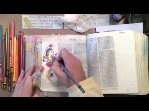 Bible Art Journaling - Ruth 1: 1-18