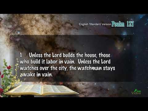 PSALM 127:1-5 ENGLISH STANDARD VERSION | THE BOOK OF PSALM | PSALM 1-150.