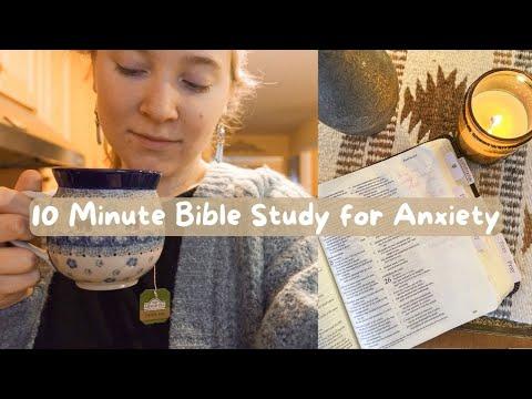 10 minute Bible study + journaling for anxiety ????????