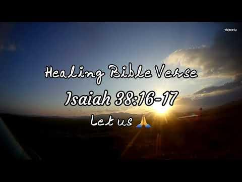 Healing Bible Verse | healing prayer | Isaiah 38:16-17 | eris bamboo