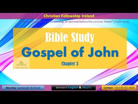 CFI Church || Bible Study || John 3:16-24 || 25-Nov-20
