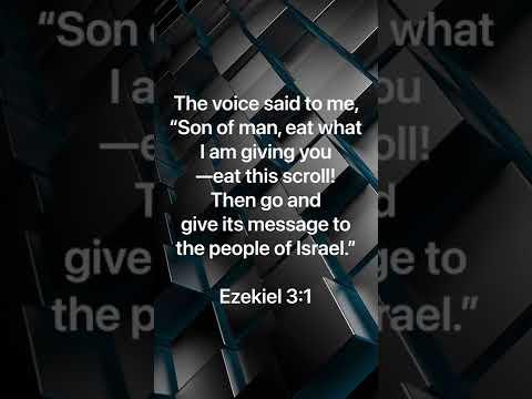 Ezekiel 3:1