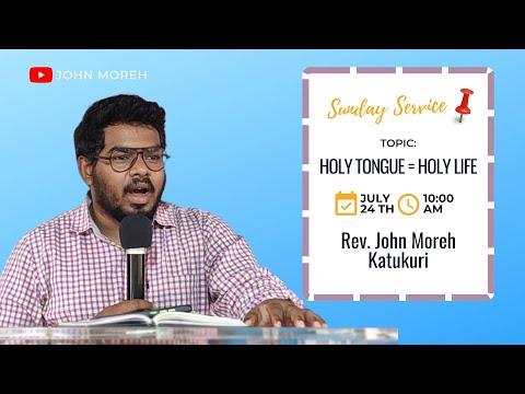 Sunday Service | 31-07-22 | Isaiah 6:3-7 | Message by Rev K John Moreh
